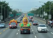 trânsito no carnaval