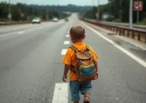 criança resgatada na Dutra