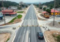 obra na Rodovia Mogi-Dutra