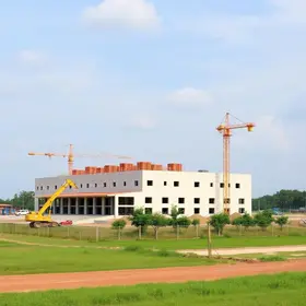obras do Parque Industrial em Barra Mansa