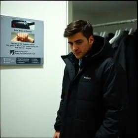 Breno pegou jaqueta no porta-malas e abandonou carro