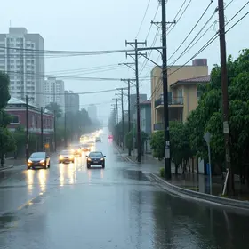 chuva forte