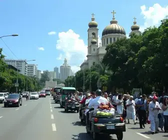 movimentação de romeiros